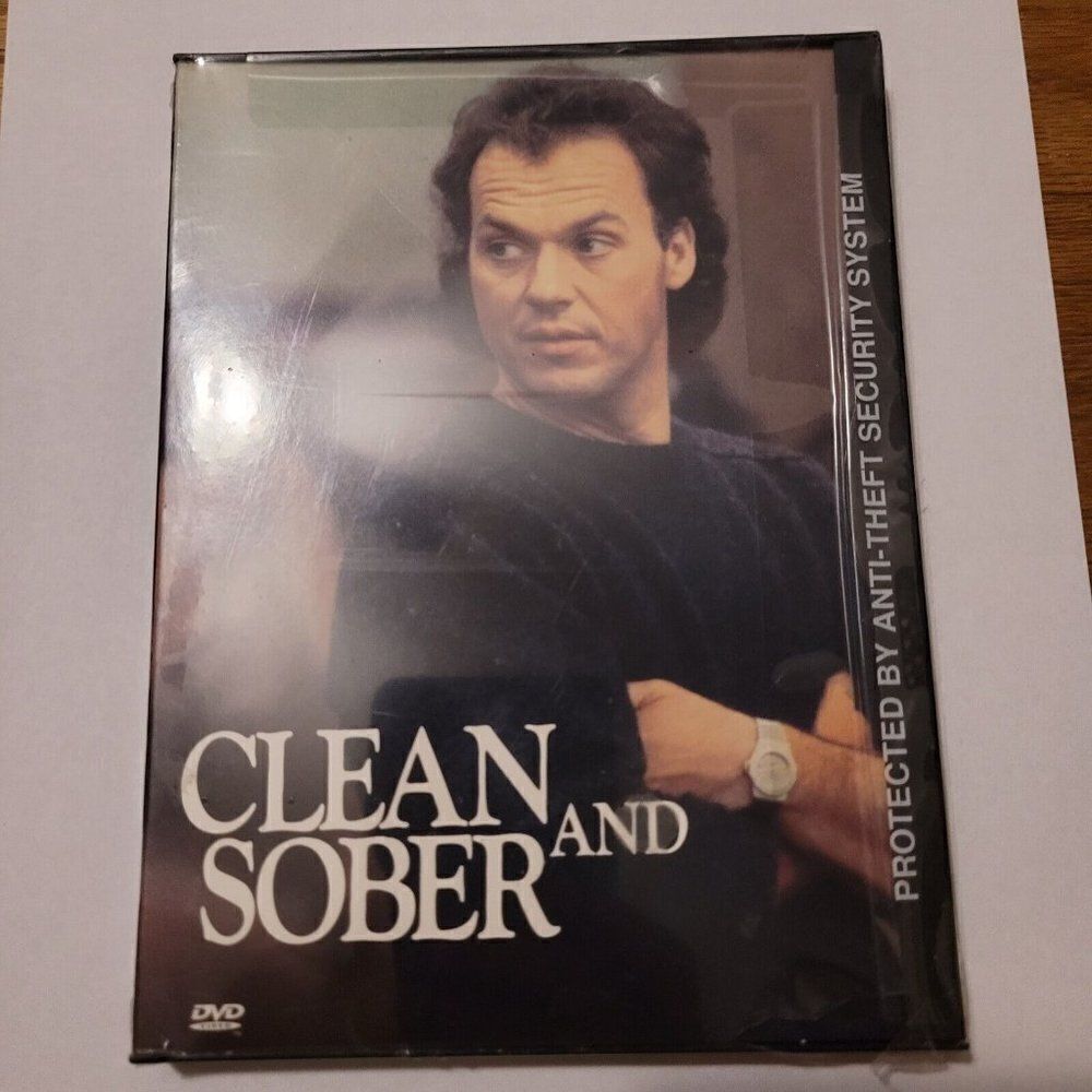 Clean and Sober NEW DVD 1998 Rehab Movie Michael Keaton Morgan Freeman Recovery‎